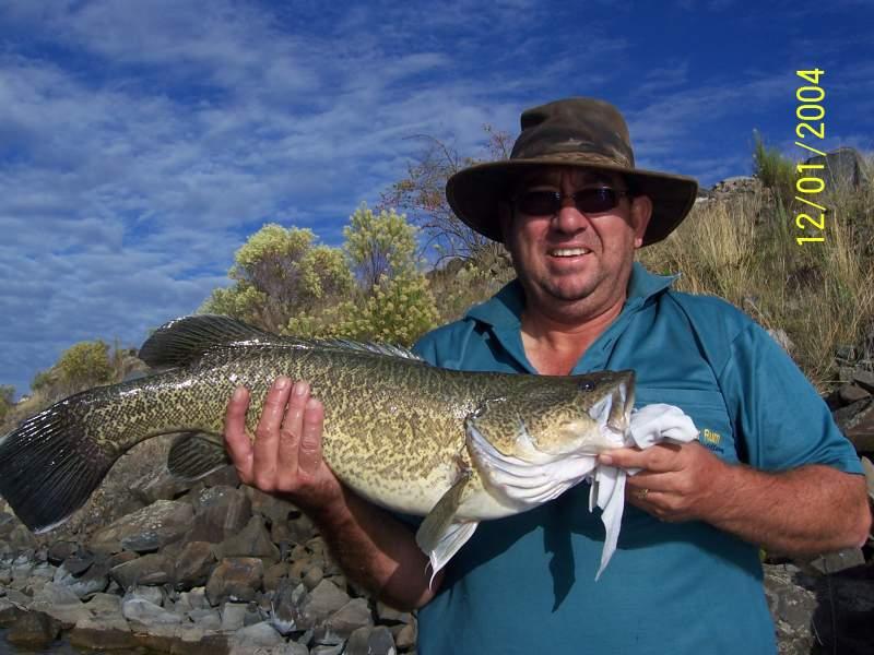 Andrew with a nice Murray Cod