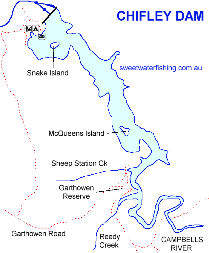 Ben Chifley Dam Map