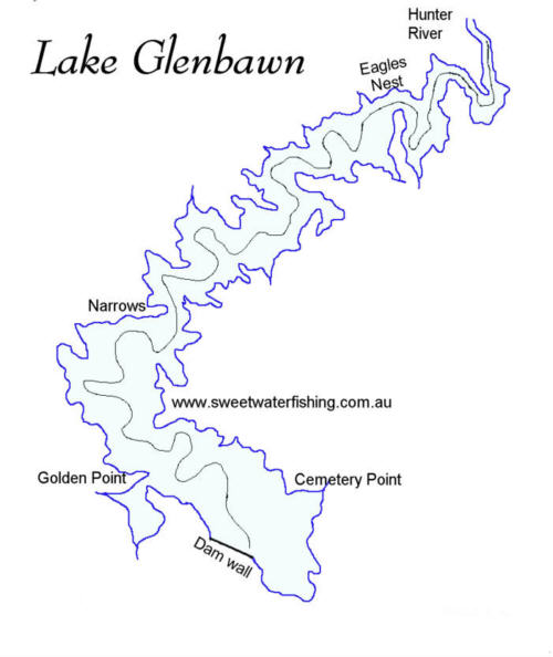 Lake Glenbawn Map