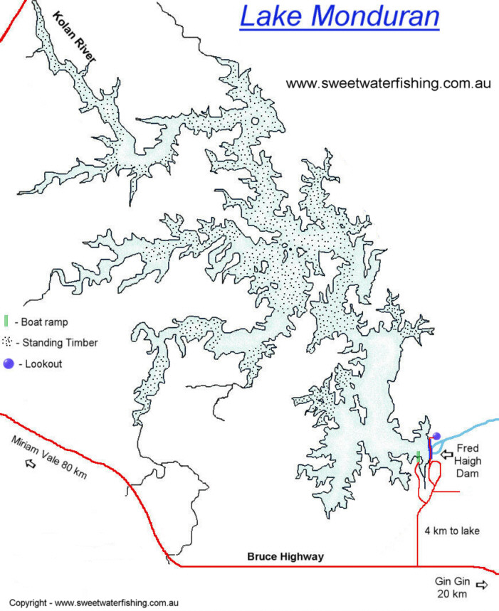 Lake Molnduran Map